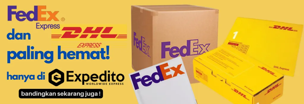 Kirim DHL dan Fedex paling hemat